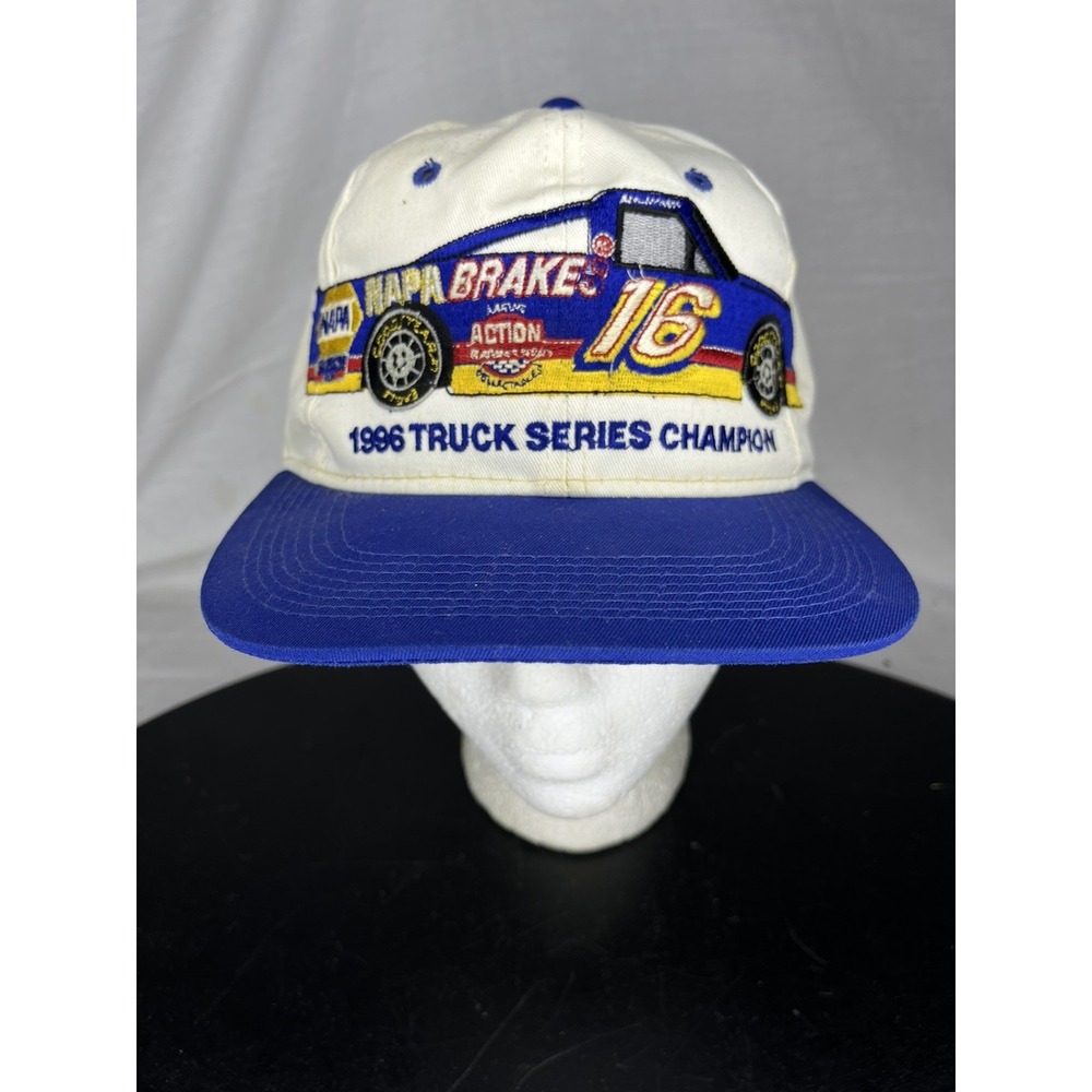 VTG Chase Authentic Ron Hornaday Jr 1996 Truck Champ Hat NASCAR White SnapBack